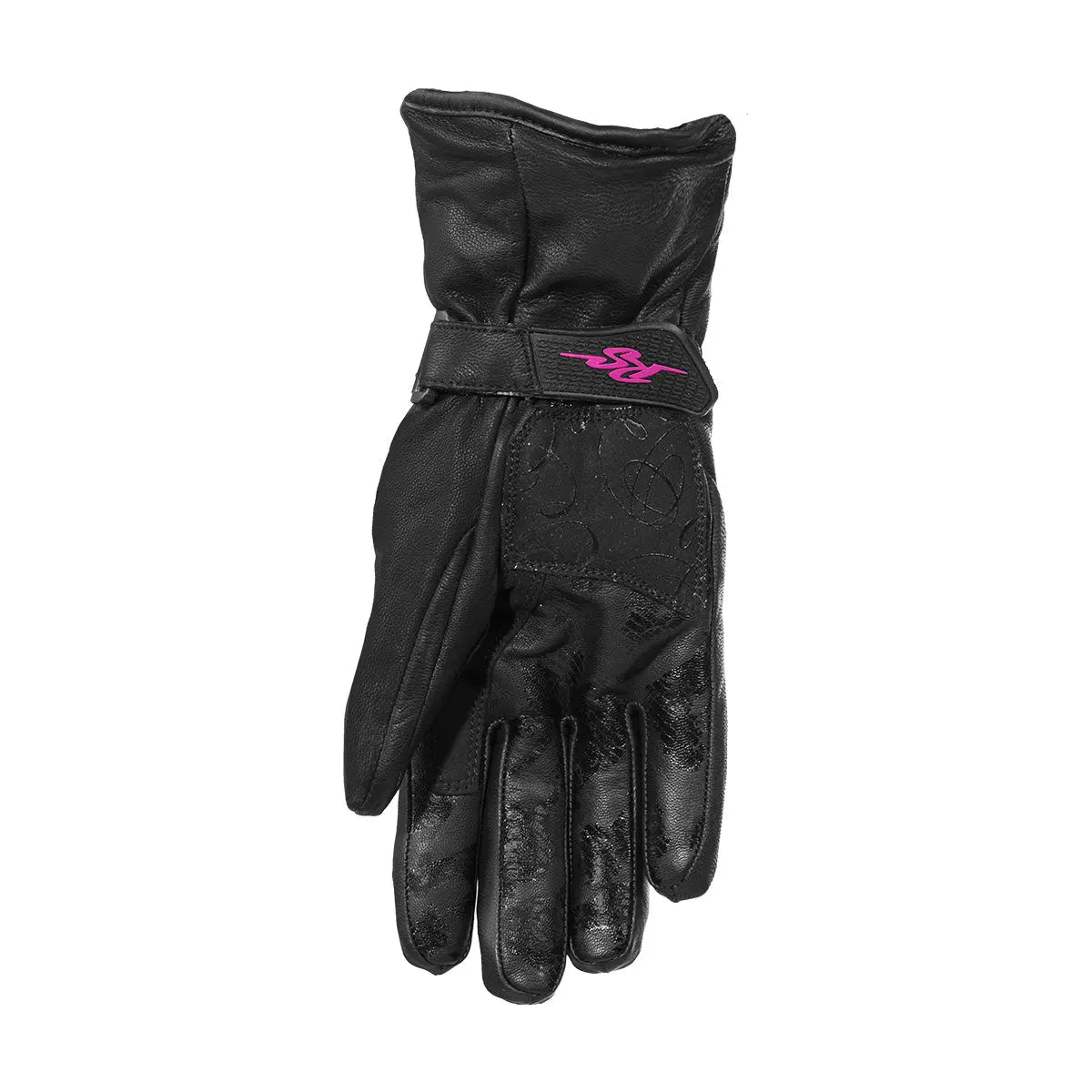 Rusty Stitches Bianca Ladies Leather Gloves Black - FREE UK Shipping, FREE 365 Day Returns | Moto Central