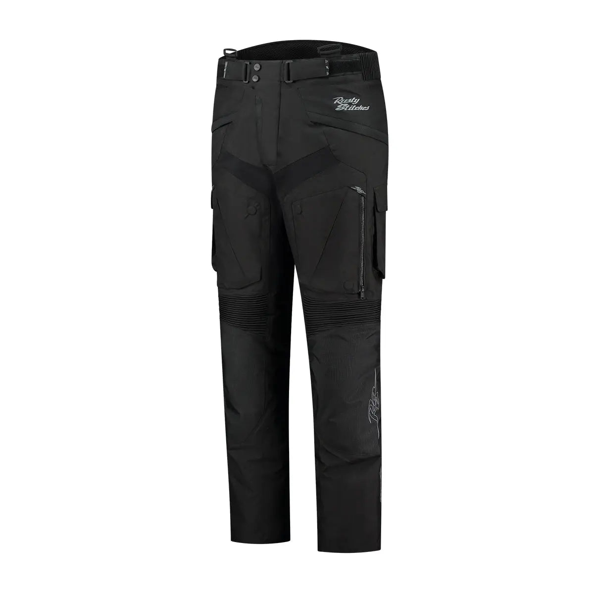 Rusty Stitches Cliff Textile Trouser Black - FREE UK Shipping, FREE 365 Day Returns | Moto Central