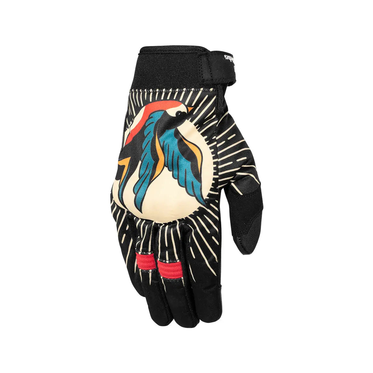 Rusty Stitches Clyde V2 Textile Gloves Old Skool - FREE UK Shipping, FREE 365 Day Returns | Moto Central