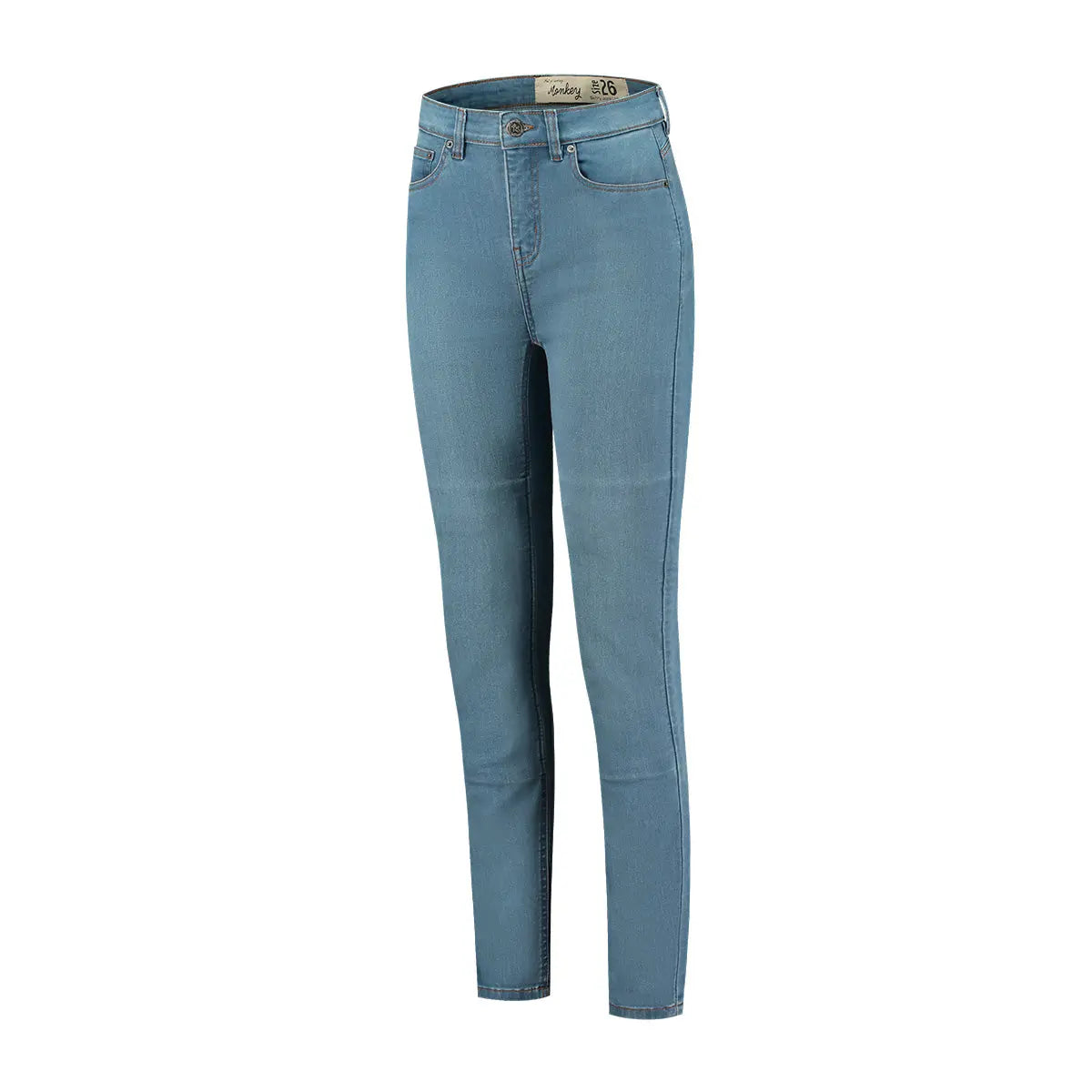 Rusty Stitches Emma Ladies Denim Jeans Denim Blue - FREE UK Shipping, FREE 365 Day Returns | Moto Central