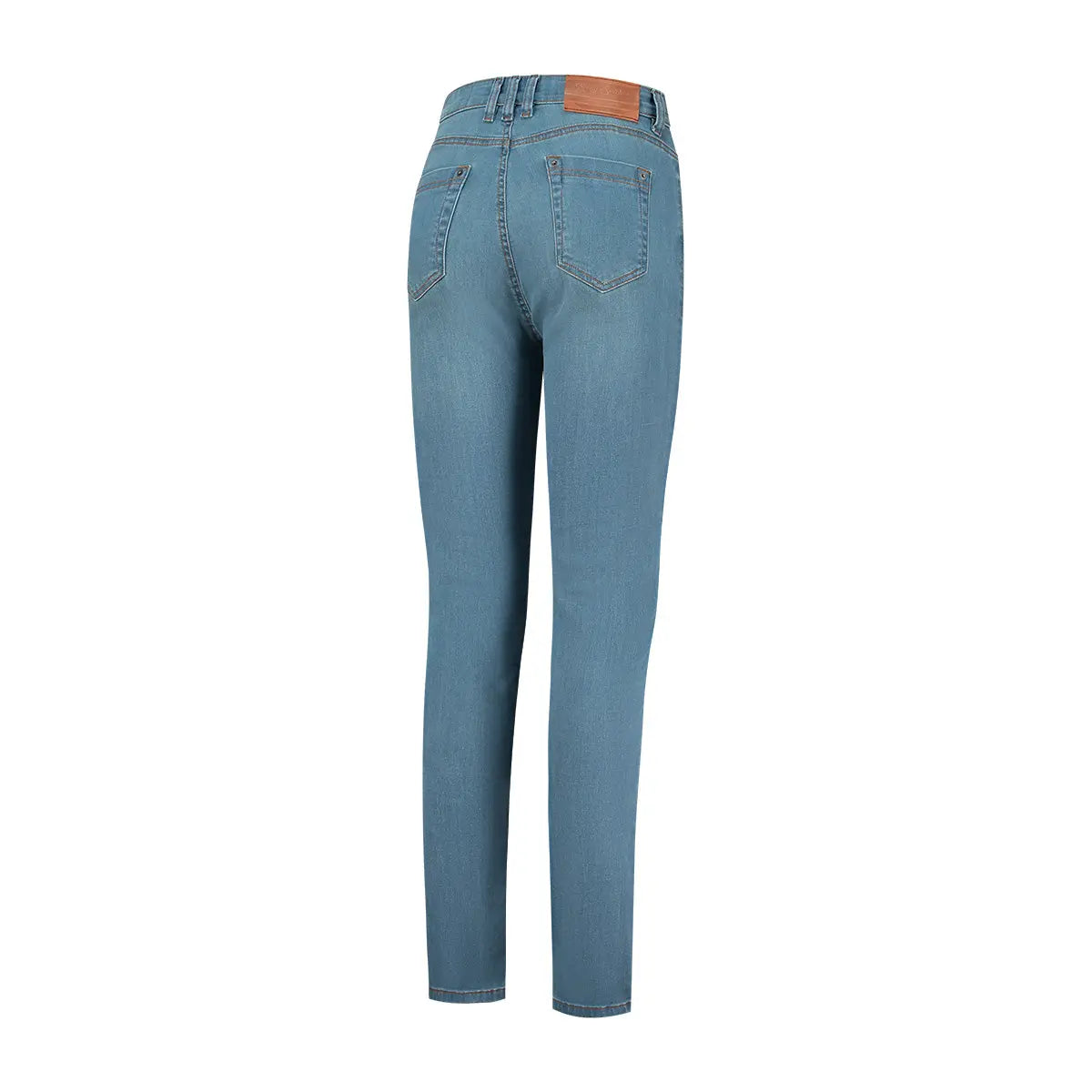 Rusty Stitches Emma Ladies Denim Jeans Denim Blue - FREE UK Shipping, FREE 365 Day Returns | Moto Central