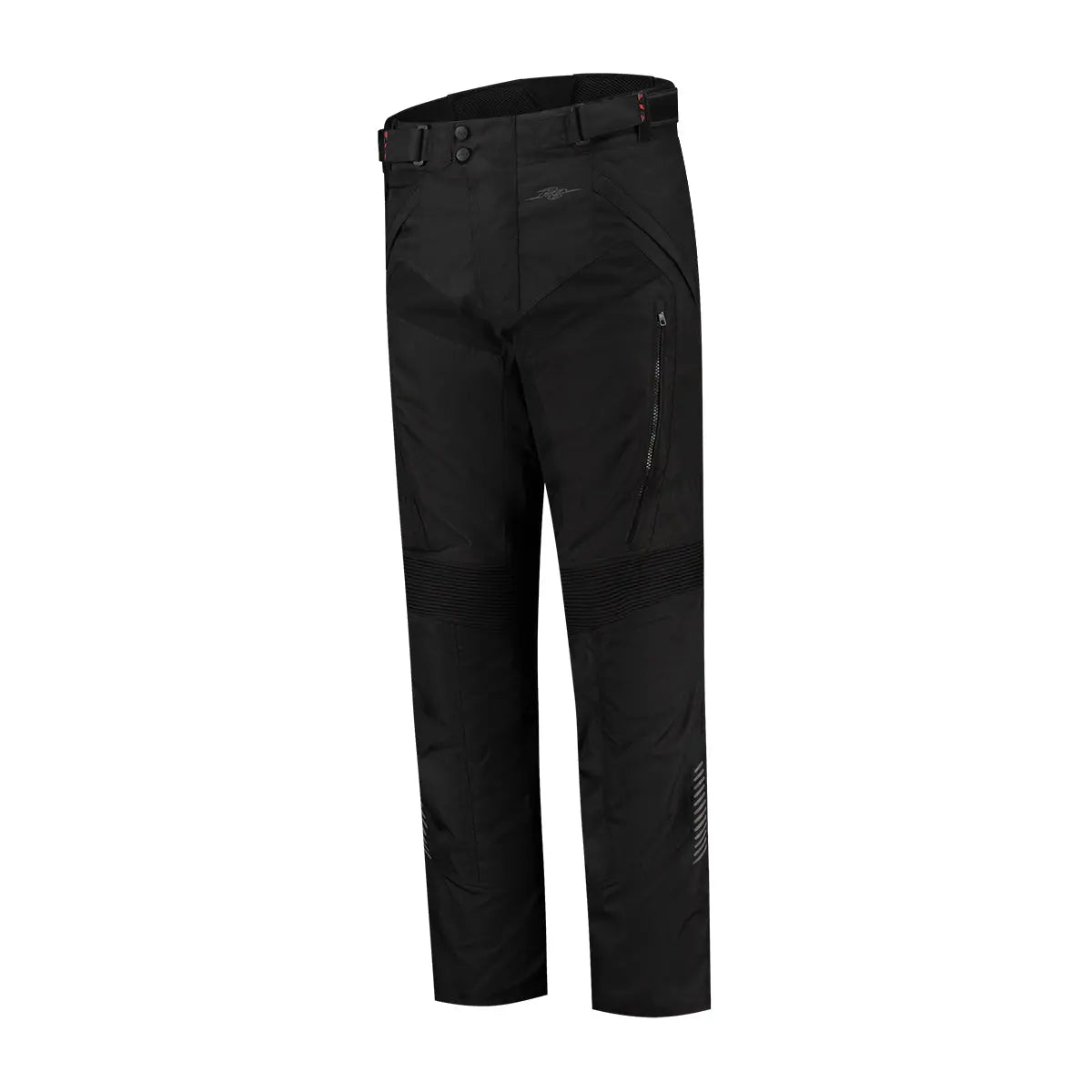 Rusty Stitches Hugo Textile Trouser Black - FREE UK Shipping, FREE 365 Day Returns | Moto Central