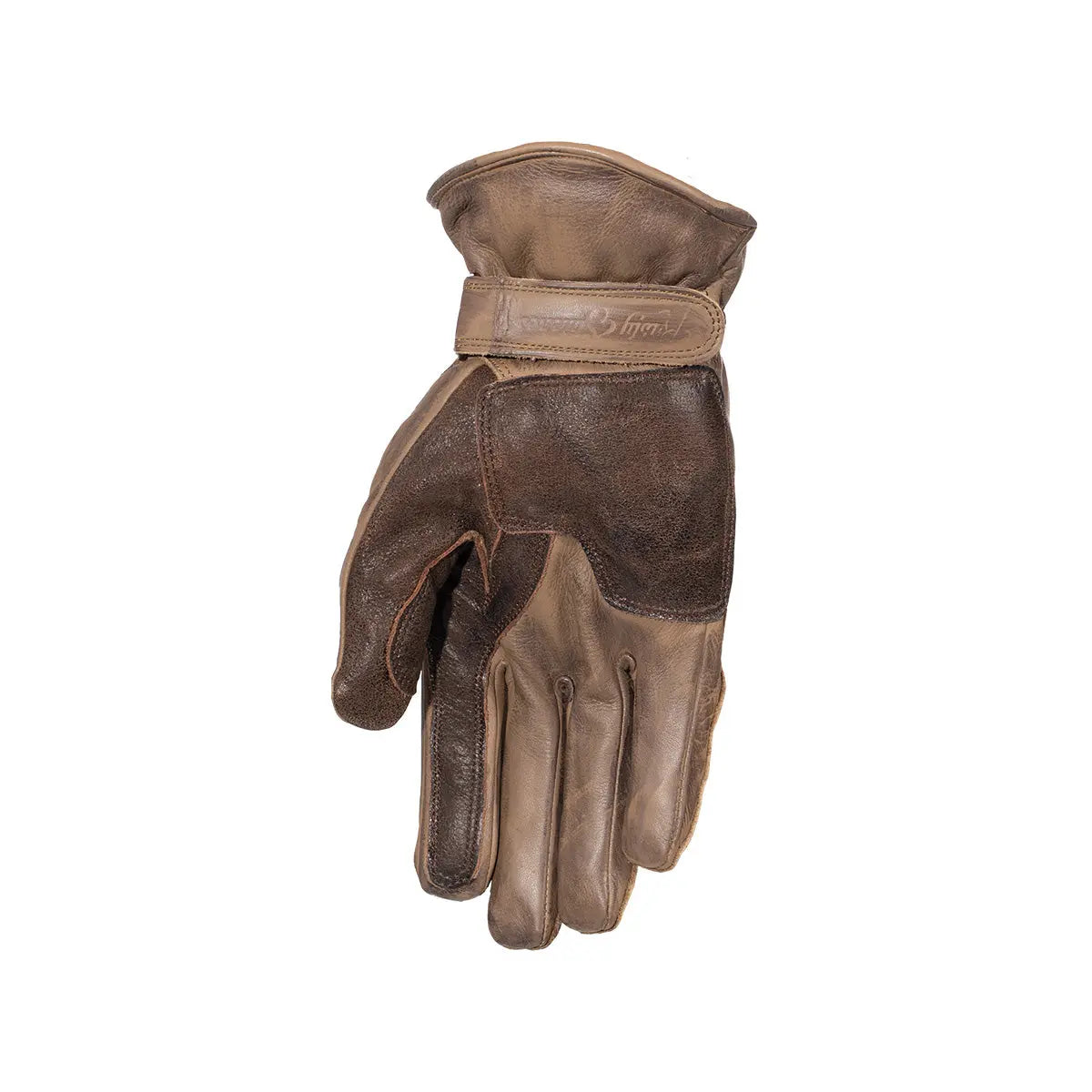 Rusty Stitches Johnny Leather Gloves Brown Rusted - FREE UK Shipping, FREE 365 Day Returns | Moto Central