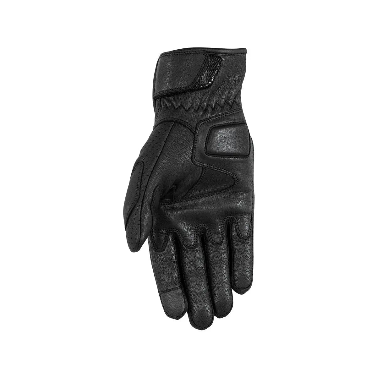 Rusty Stitches Martin Leather Gloves Black - FREE UK Shipping, FREE 365 Day Returns | Moto Central