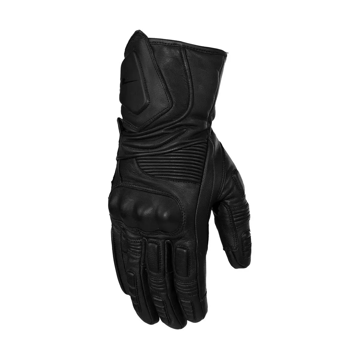 Rusty Stitches Otto Leather Gloves Black - FREE UK Shipping, FREE 365 Day Returns | Moto Central