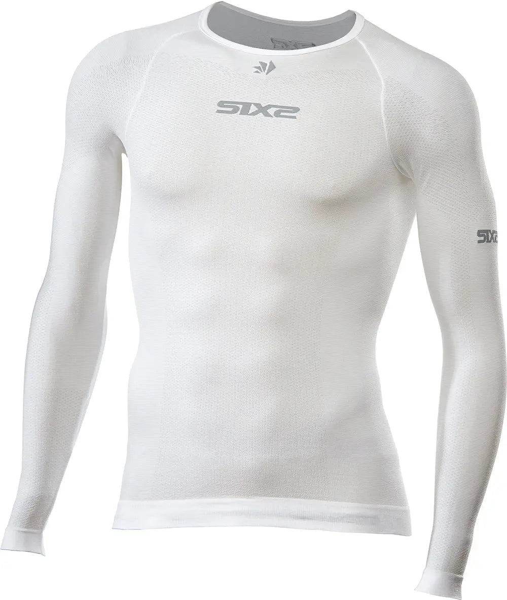 SIXS BreezyTouch Long Sleeves Jersey White - FREE UK Shipping, FREE 365 Day Returns | Moto Central