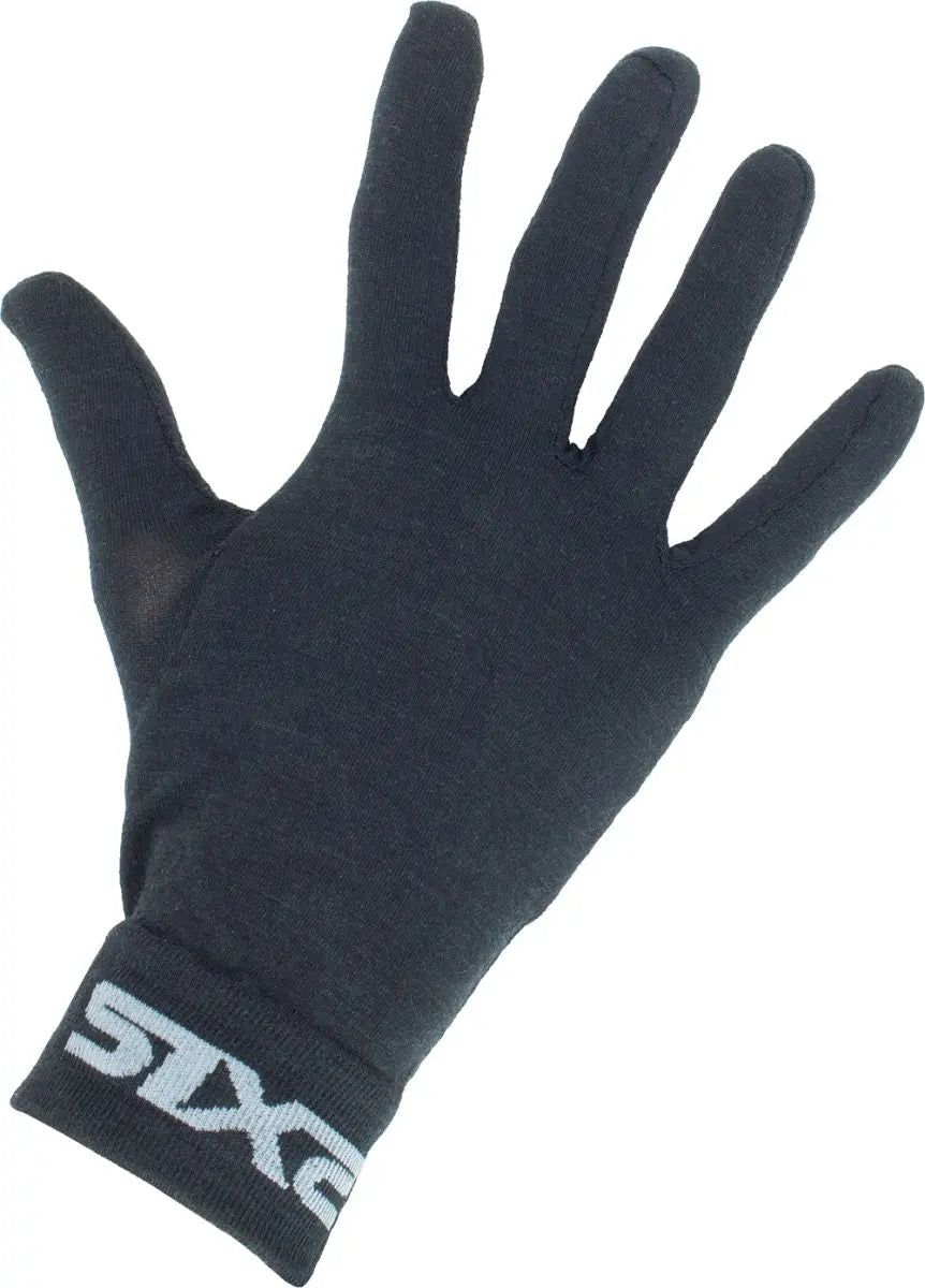 SIXS Merino Wool Gloves Liners Black - FREE UK Shipping, FREE 365 Day Returns | Moto Central