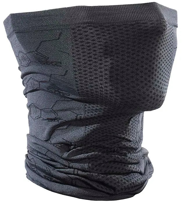 SIXS TBX V2 Multipurpose Neck Warmer Grey / Black - FREE UK Shipping, FREE 365 Day Returns | Moto Central