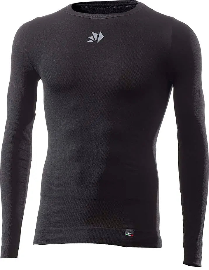 SIXS TS2 V2 Base Layer Long Sleeves Shirt Black - FREE UK Shipping, FREE 365 Day Returns | Moto Central