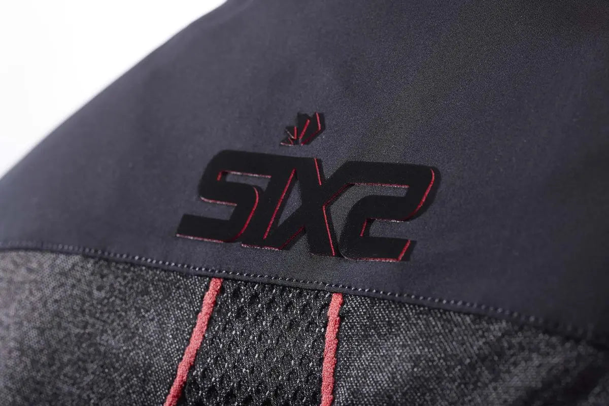 SIXS WTJ V3 Windproof Jacket Black / Red - FREE UK Shipping, FREE 365 Day Returns | Moto Central