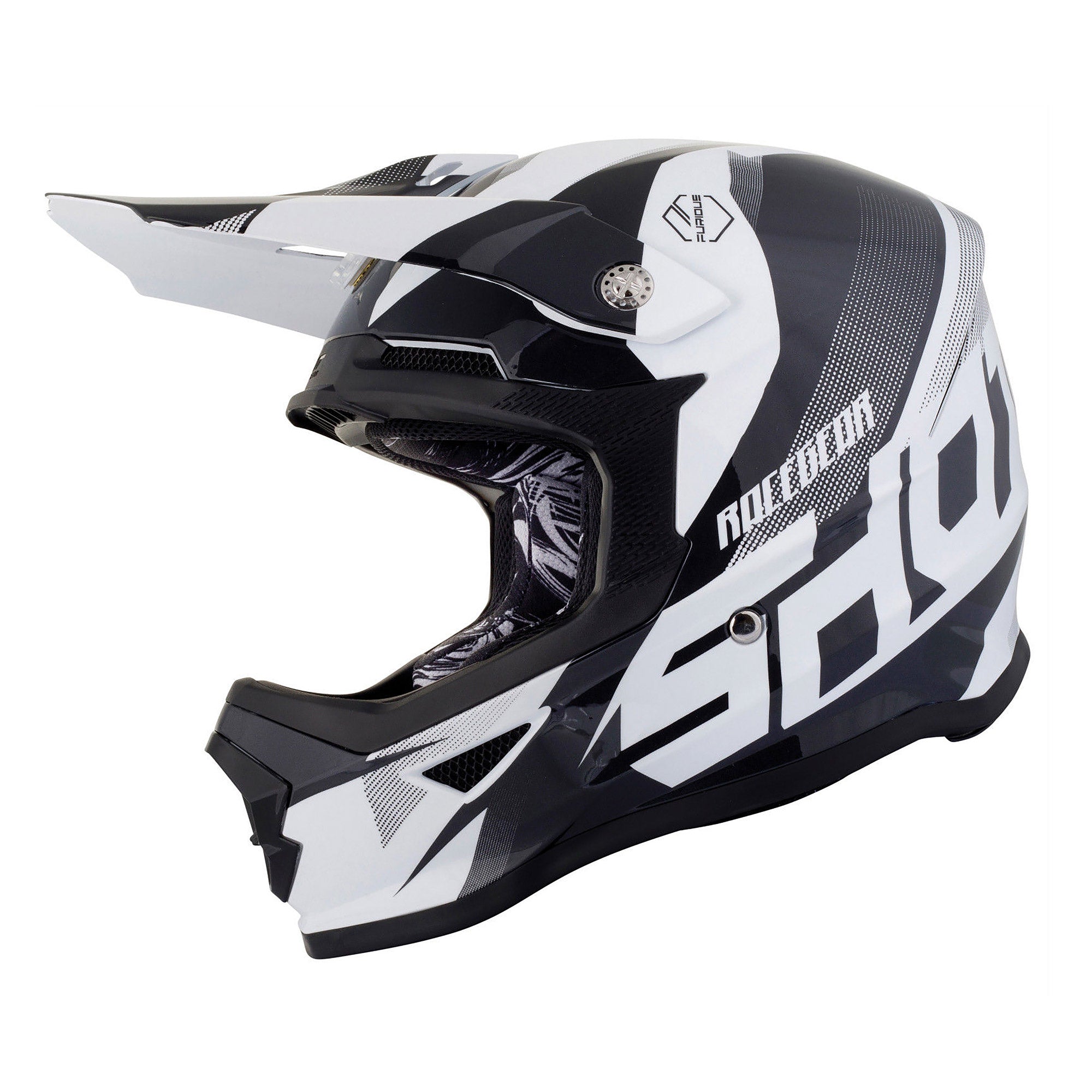 Shot Furious Youth MX Helmet Ultimate Black / White  - FREE UK Delivery - Moto Central