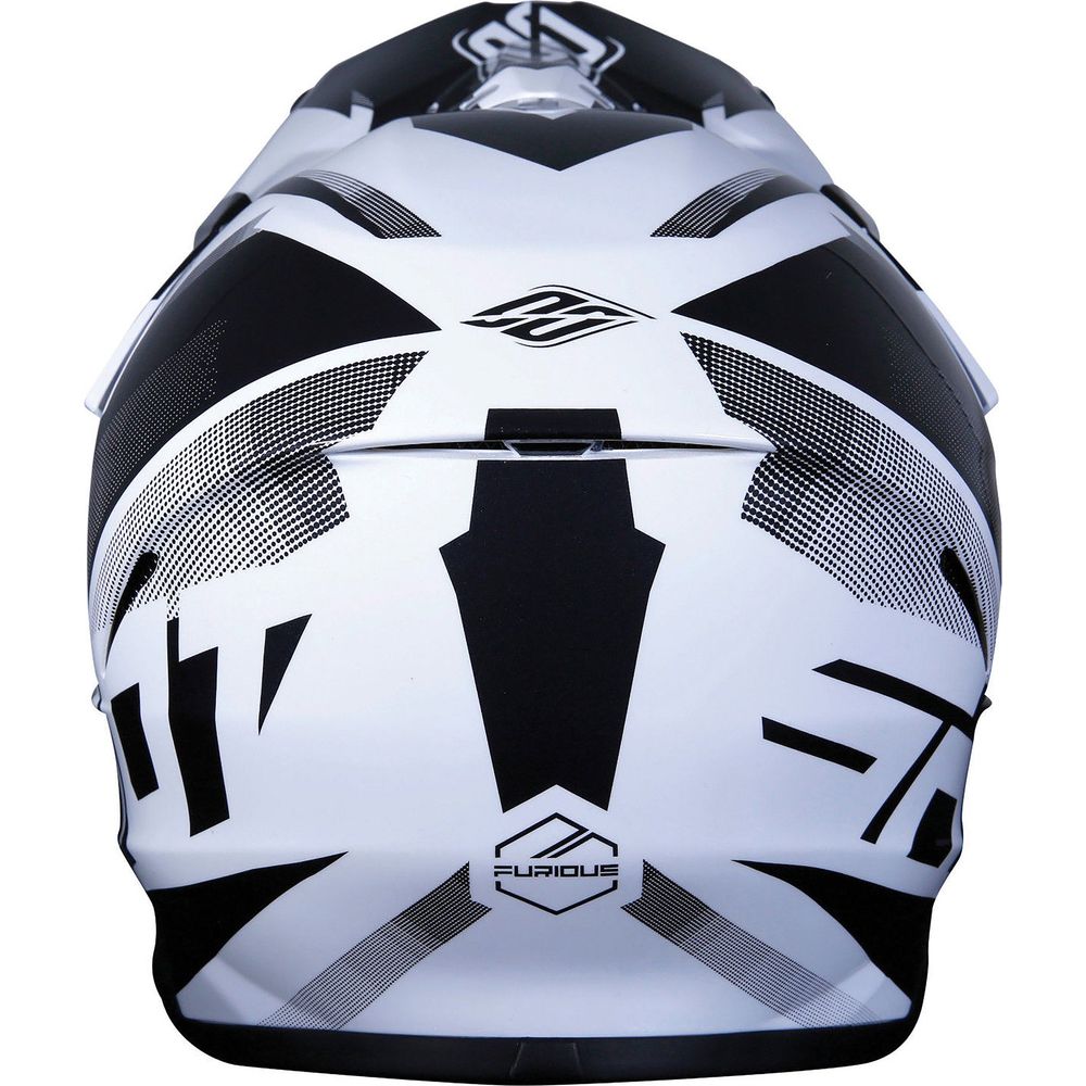 Shot Furious Youth MX Helmet Ultimate Black / White