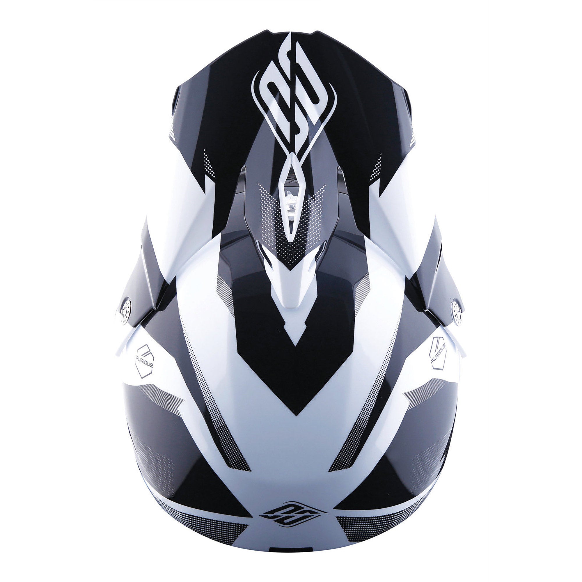 Shot Furious Youth MX Helmet Ultimate Black / White  - FREE UK Delivery - Moto Central