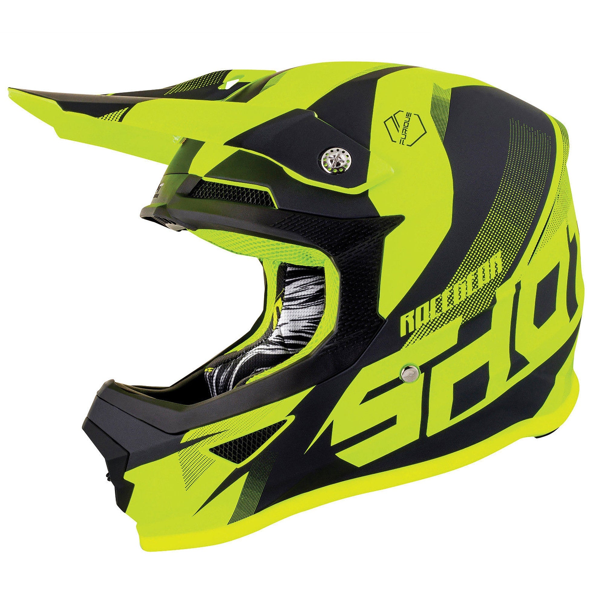 Shot Furious Youth MX Helmet Ultimate Neon Yellow