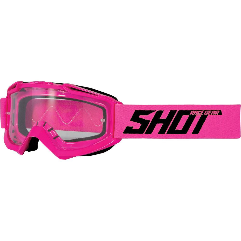 Shot Assault Goggles Neon Pink - FREE UK Shipping, FREE 365 Day Returns | Moto Central