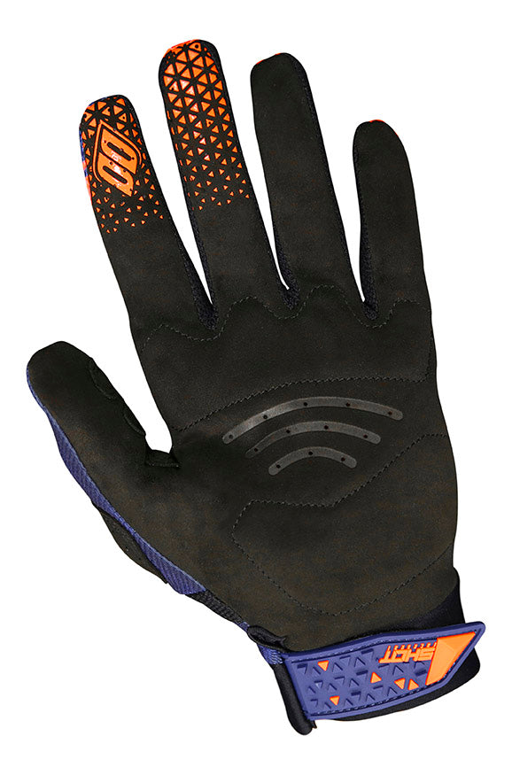 Shot Aerolite Delta Gloves Blue / Neon Orange - FREE UK Shipping, FREE 365 Day Returns | Moto Central