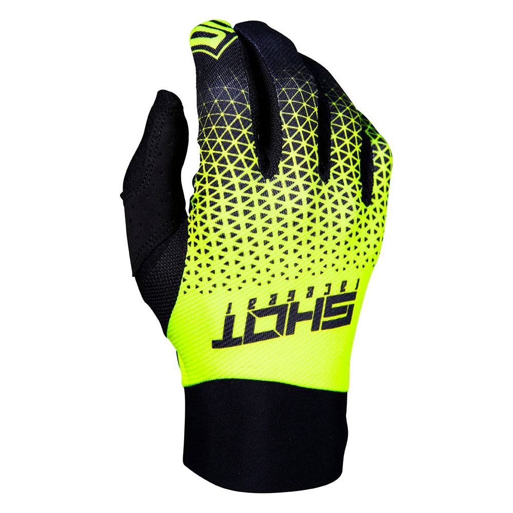 Shot Aerolite Delta Gloves Grey / Neon Yellow