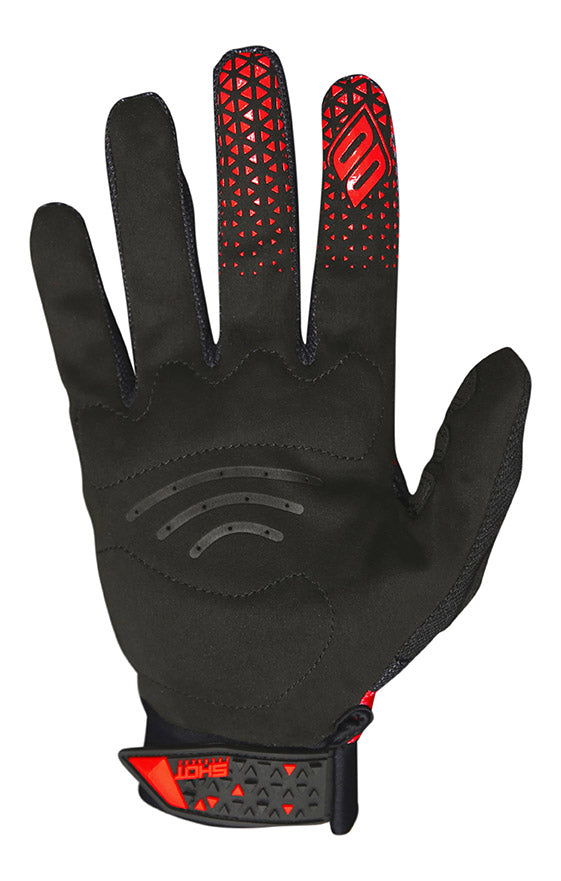 Shot Aerolite Delta Gloves Blue / Red - FREE UK Shipping, FREE 365 Day Returns | Moto Central