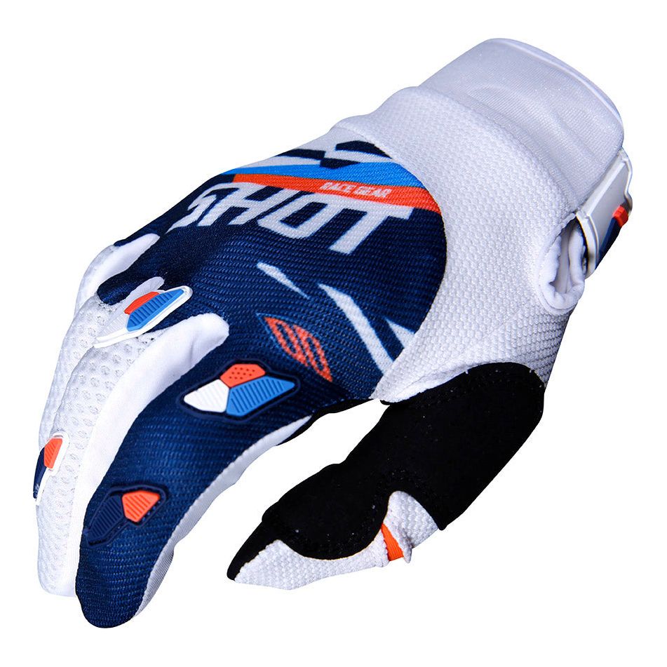 Shot Contact Gloves Score Blue / Neon Orange