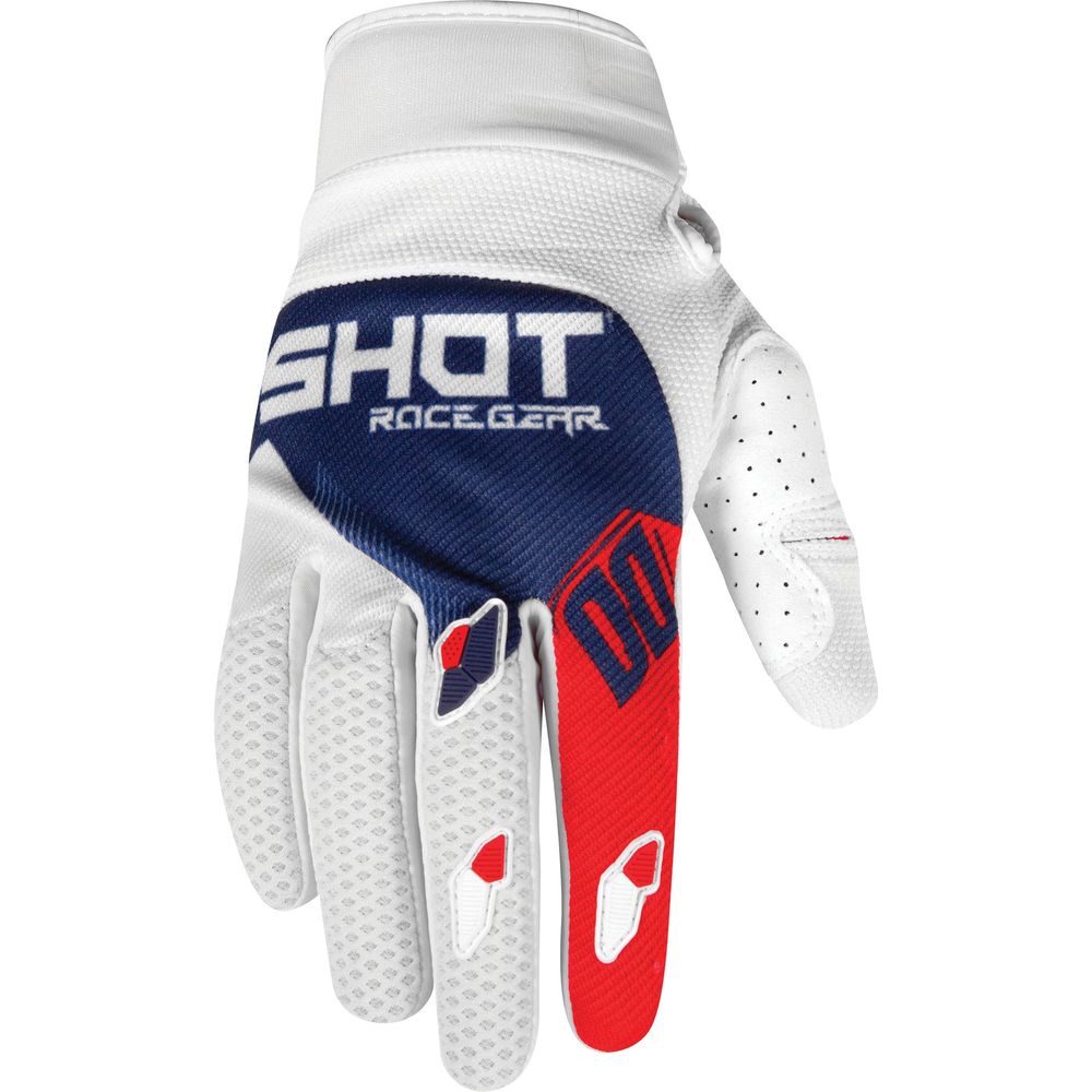 Shot Contact Gloves Trust Blue / Red