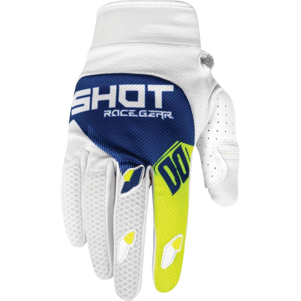 Shot Contact Gloves Trust Blue / White