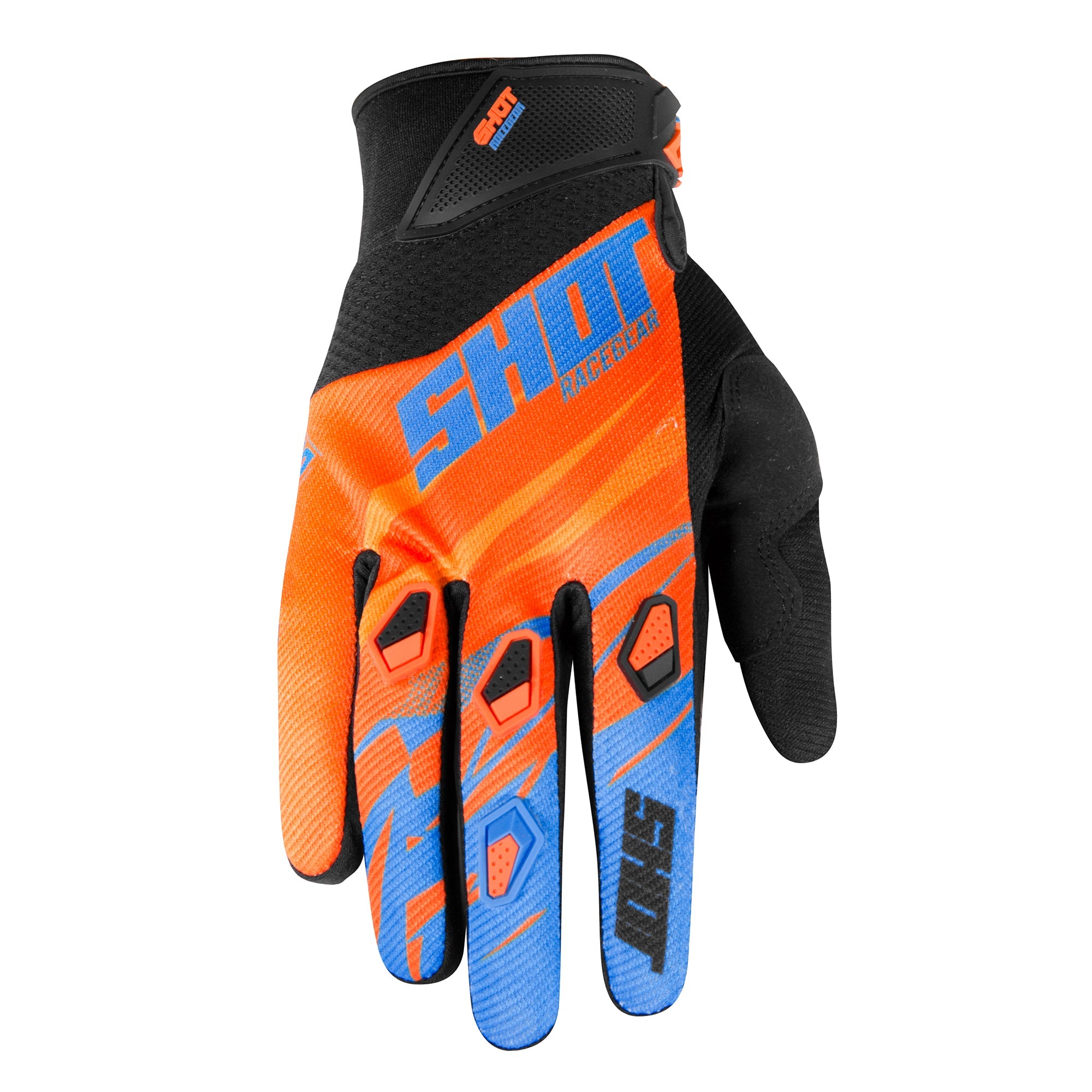 Shot Devo Gloves Ventury Orange / Blue