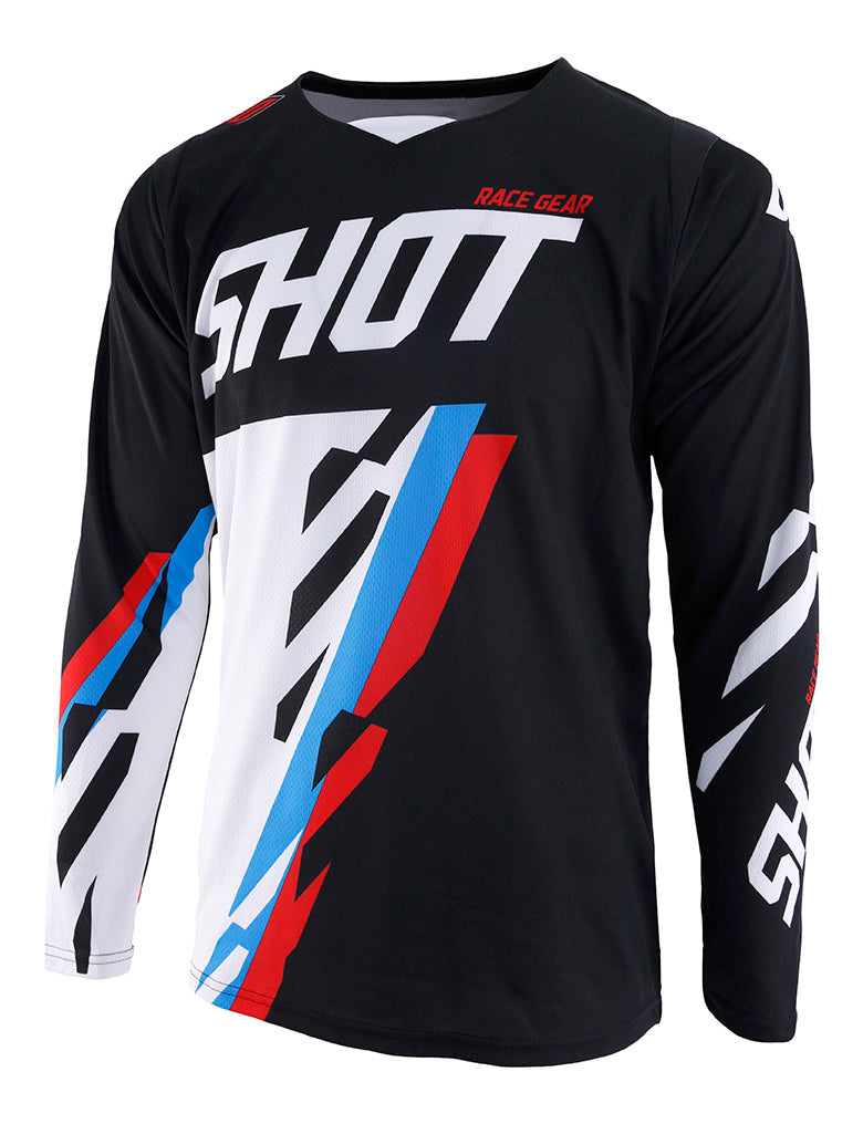 Shot Contact Score MX Jersey Red - FREE UK Shipping, FREE 365 Day Returns | Moto Central