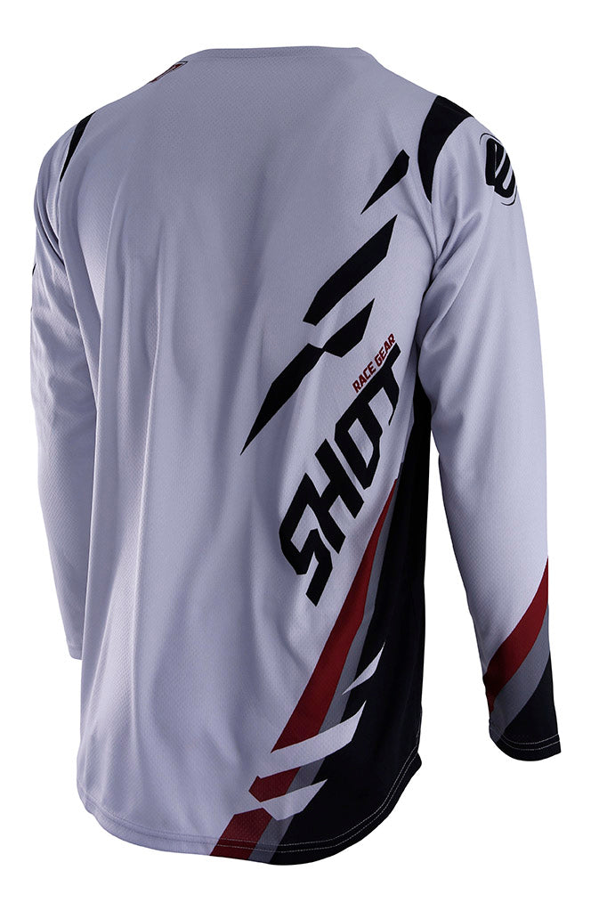 Shot Contact Score MX Jersey Grey - FREE UK Shipping, FREE 365 Day Returns | Moto Central