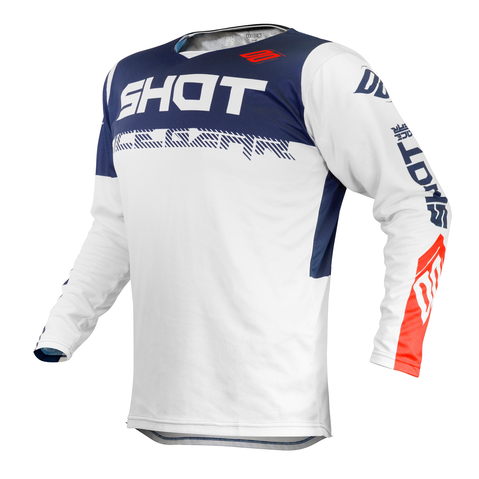 Shot Contact MX Jersey Trust Blue / Red  - FREE UK Delivery - Moto Central