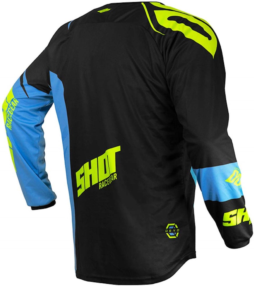 Shot Devo Ventury MX Jersey Blue / Neon Yellow