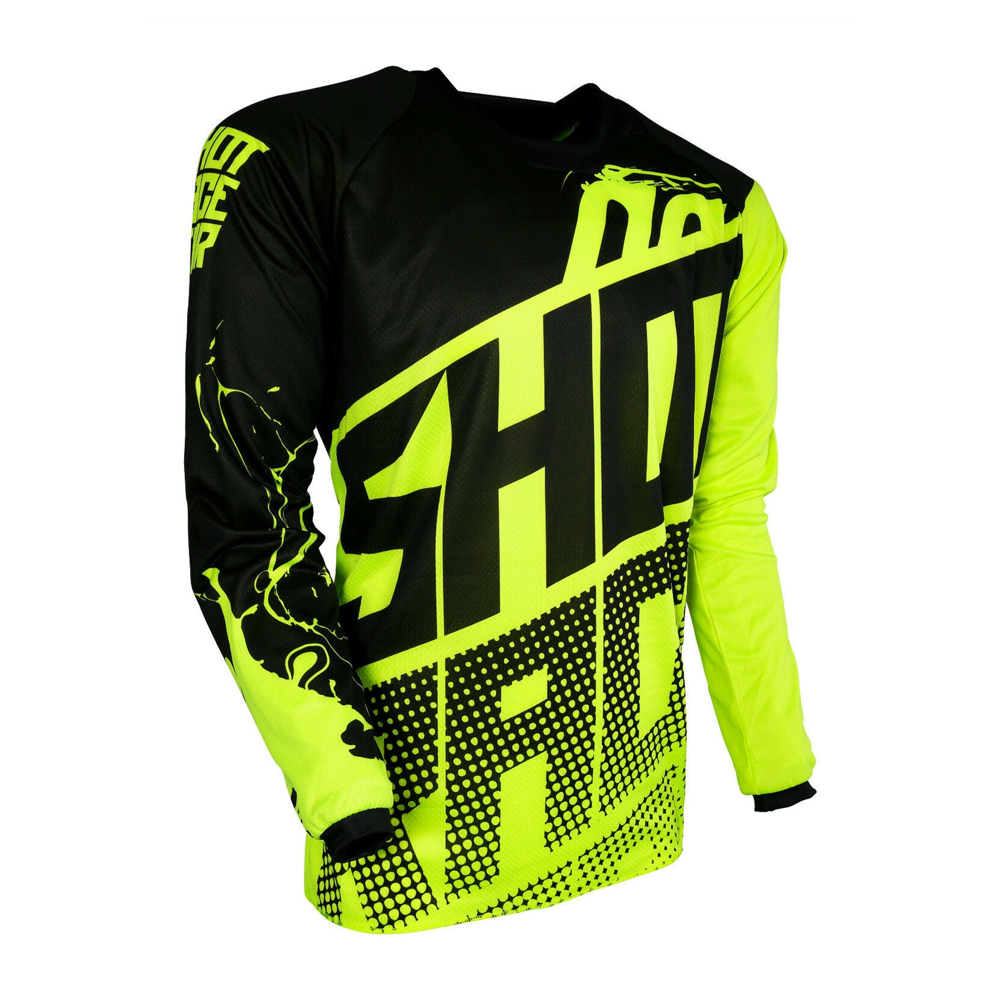 Shot Devo Kids MX Jersey Venom Neon Yellow