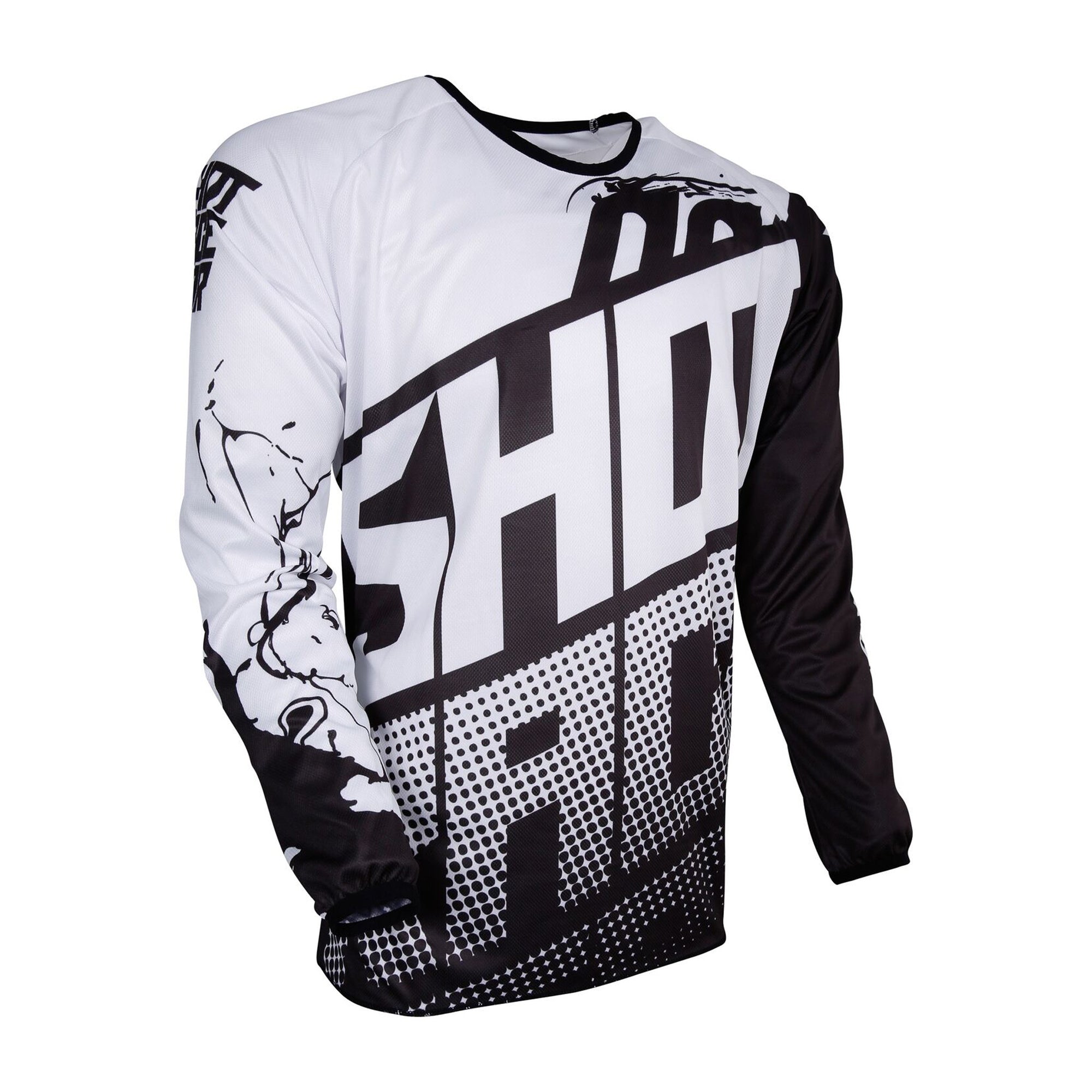 Shot Devo Kids MX Jersey Venom Black / White  - FREE UK Delivery - Moto Central