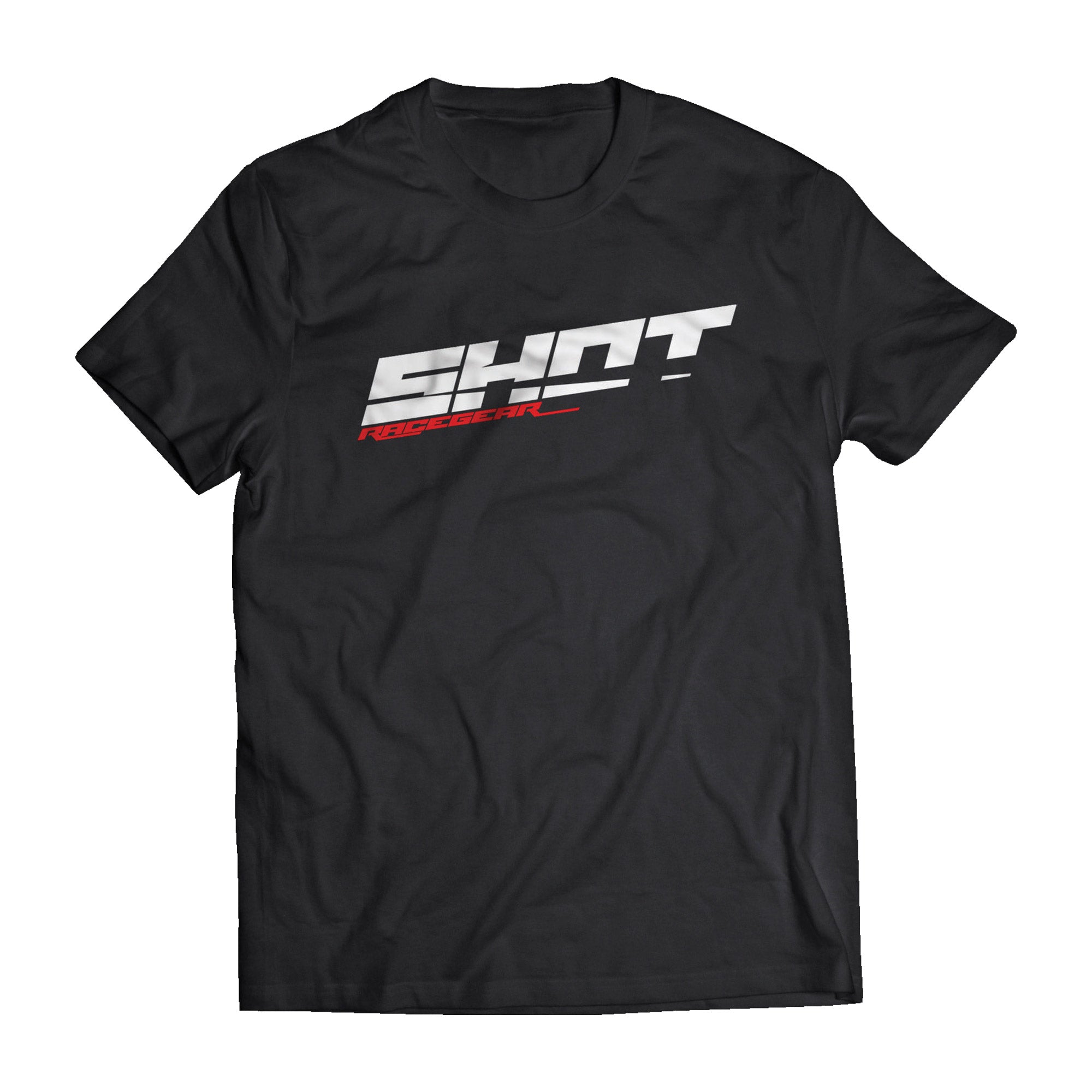 Shot Race Gear T-Shirt Black - FREE UK Shipping, FREE 365 Day Returns | Moto Central