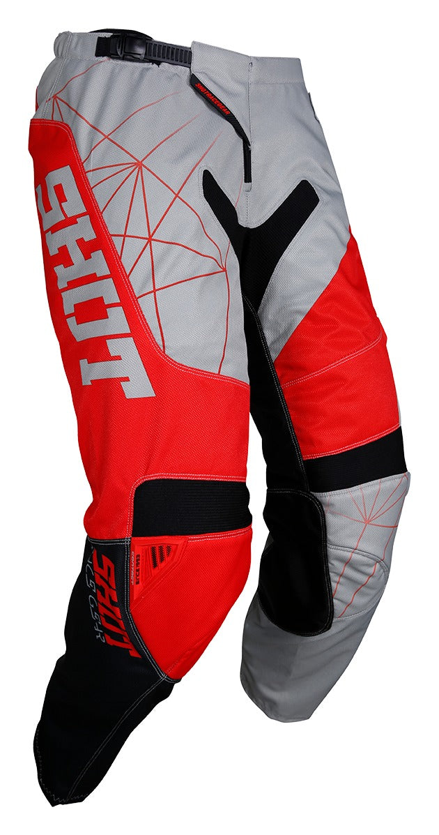 Shot Contact Infinite MX Trouser Grey / Red  - FREE UK Delivery - Moto Central