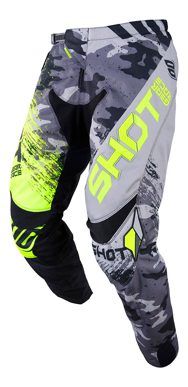 Shot Contact Counter MX Trouser Black / Grey / Yellow