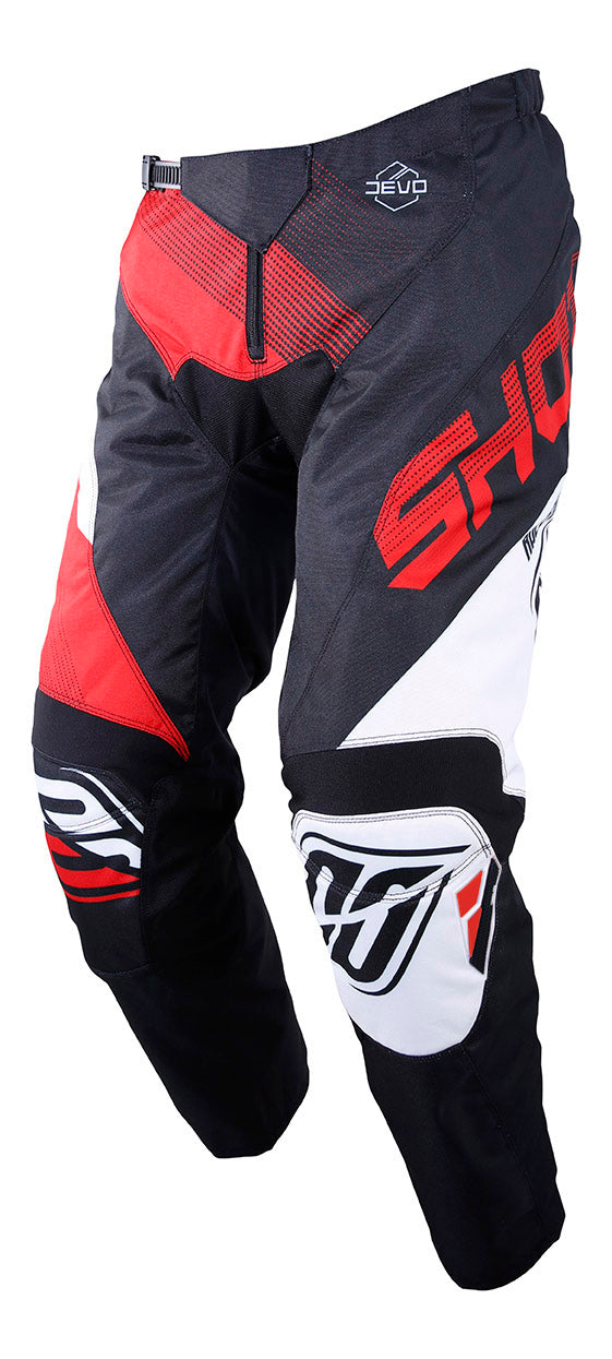 Shot Devo Ultimate MX Trouser Black / Red / White