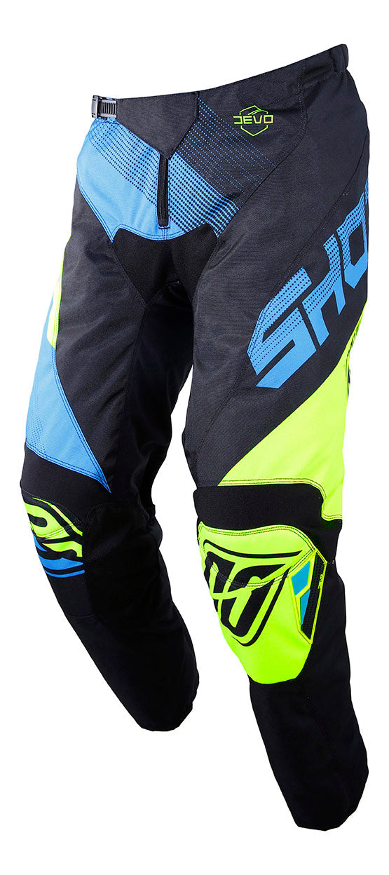 Shot Devo Ultimate MX Trouser Black / Blue / Yellow