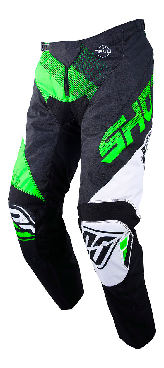 Shot Devo Ultimate Kids MX Trouser Black / Green / White