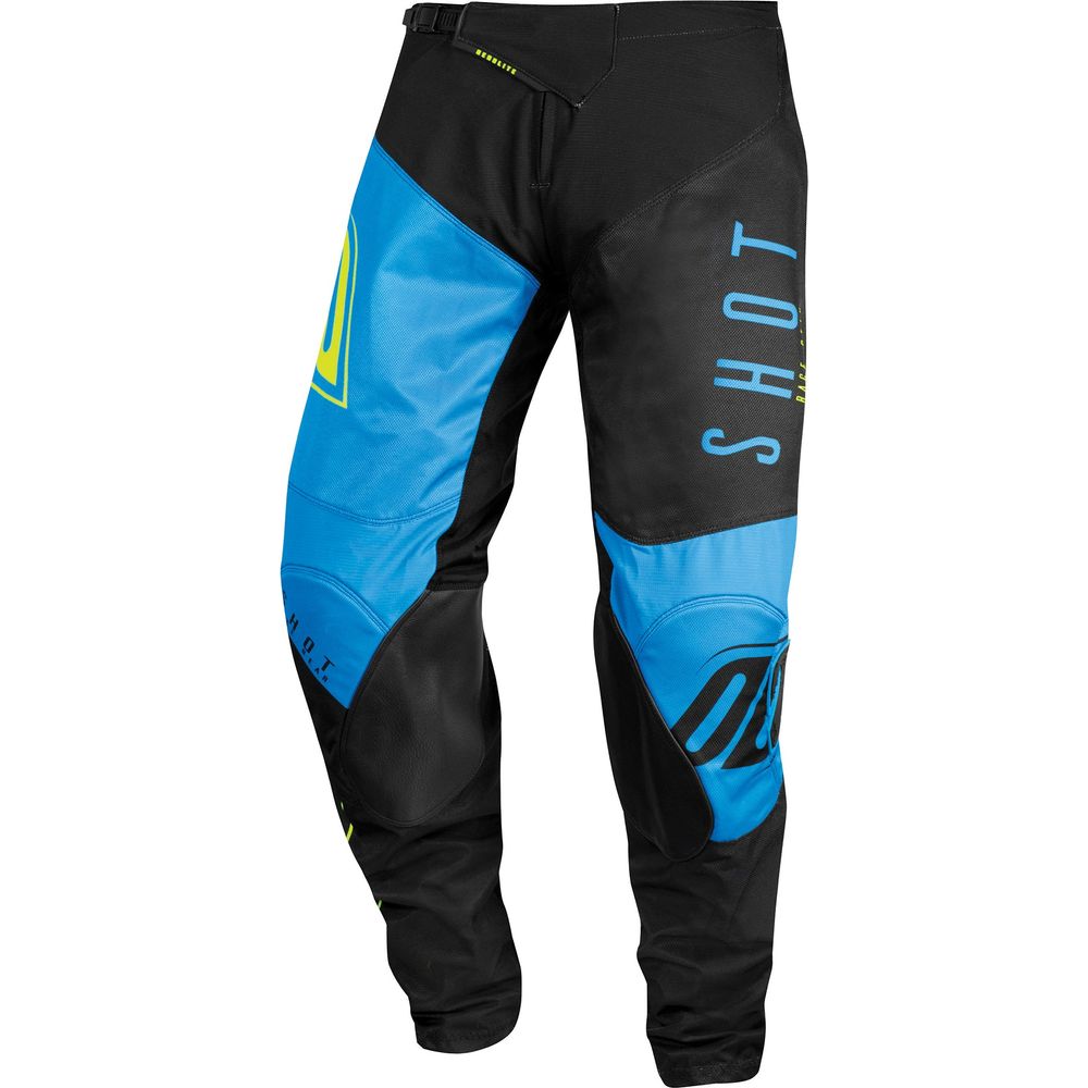 Shot Aerolite MX Trouser Alpha Blue / Neon Yellow