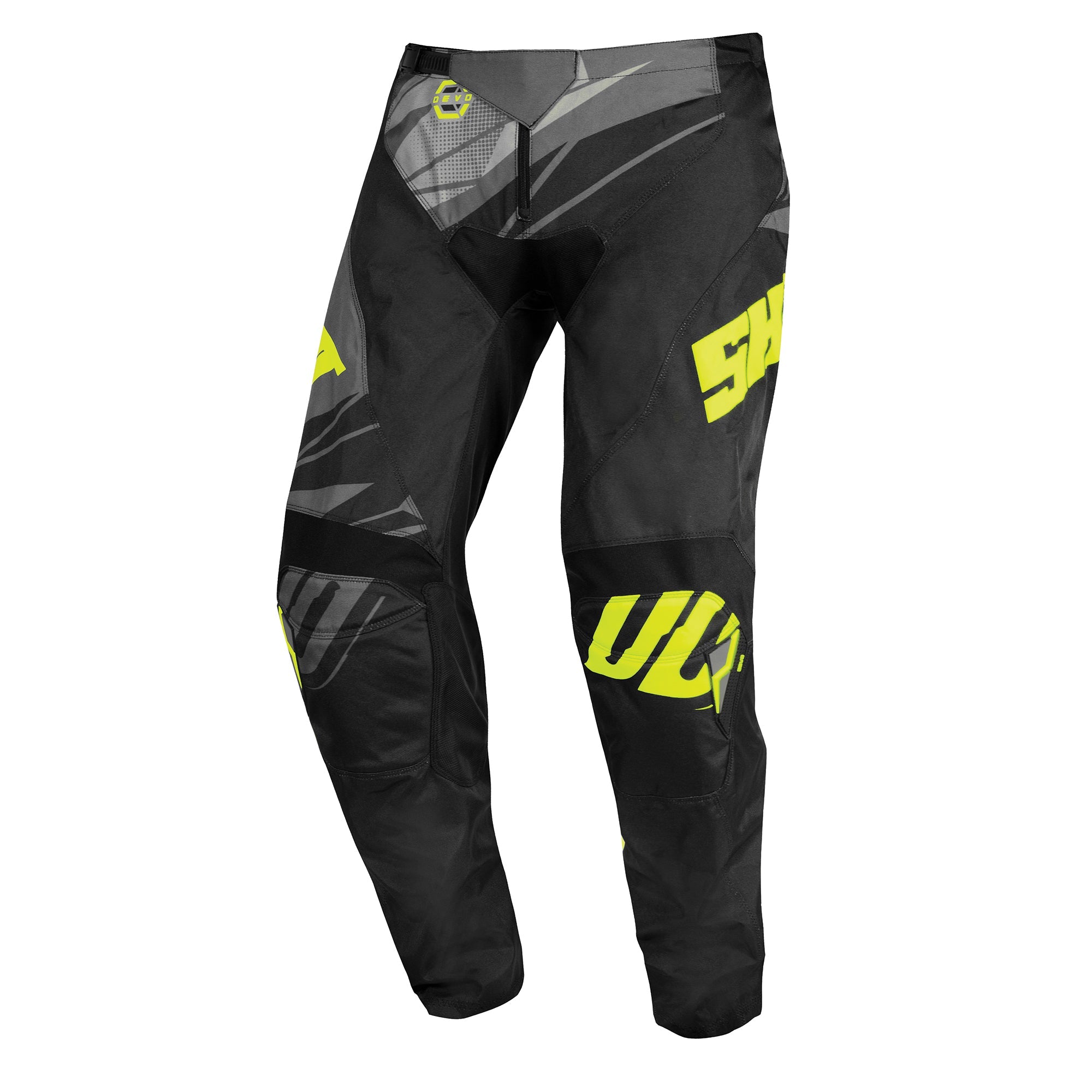 Shot Devo MX Trouser Ventury Grey / Neon Yellow