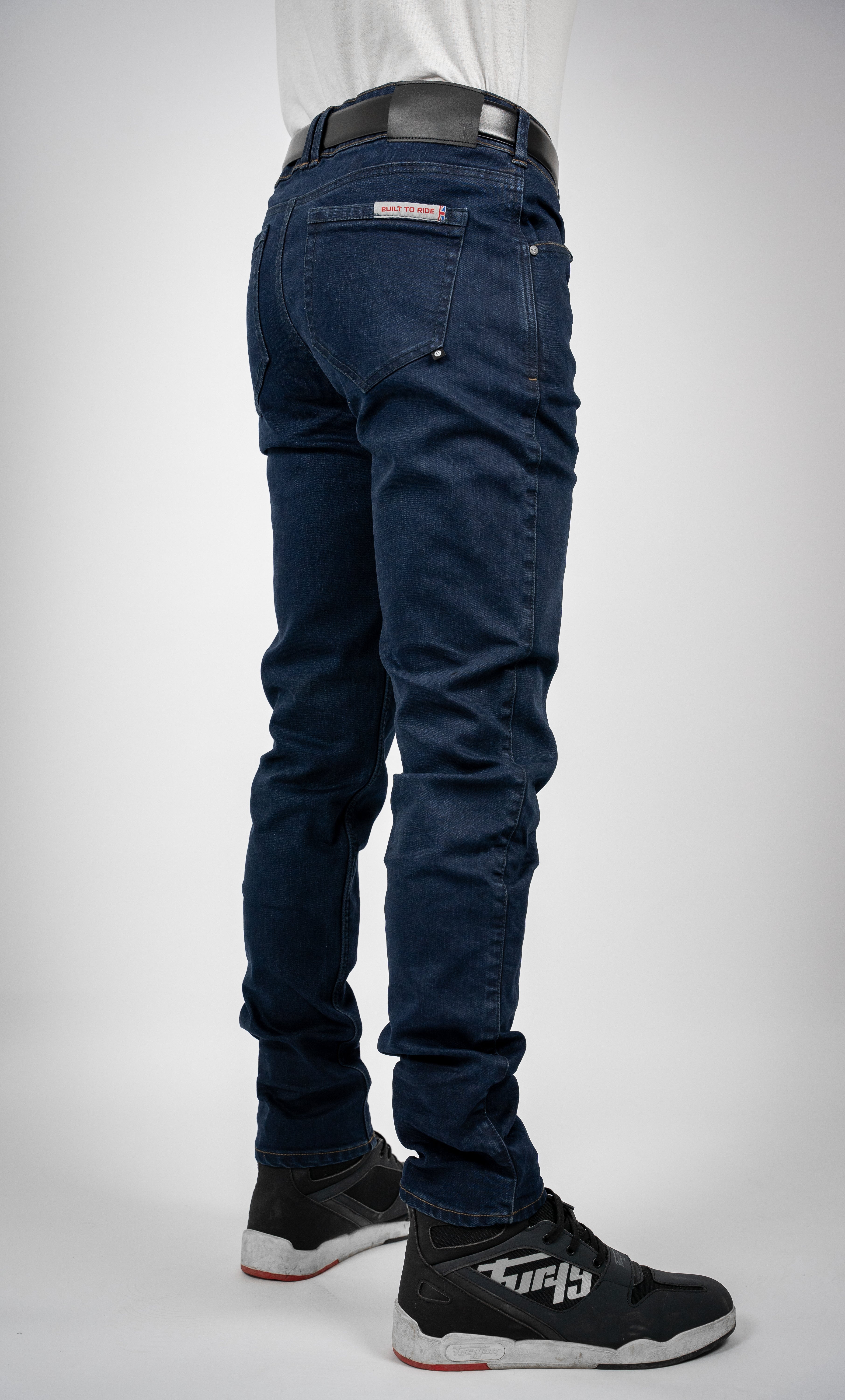 Bull-it Spitfire Slim Fit Denim Jeans Blue - FREE UK Shipping, FREE 365 Day Returns | Moto Central