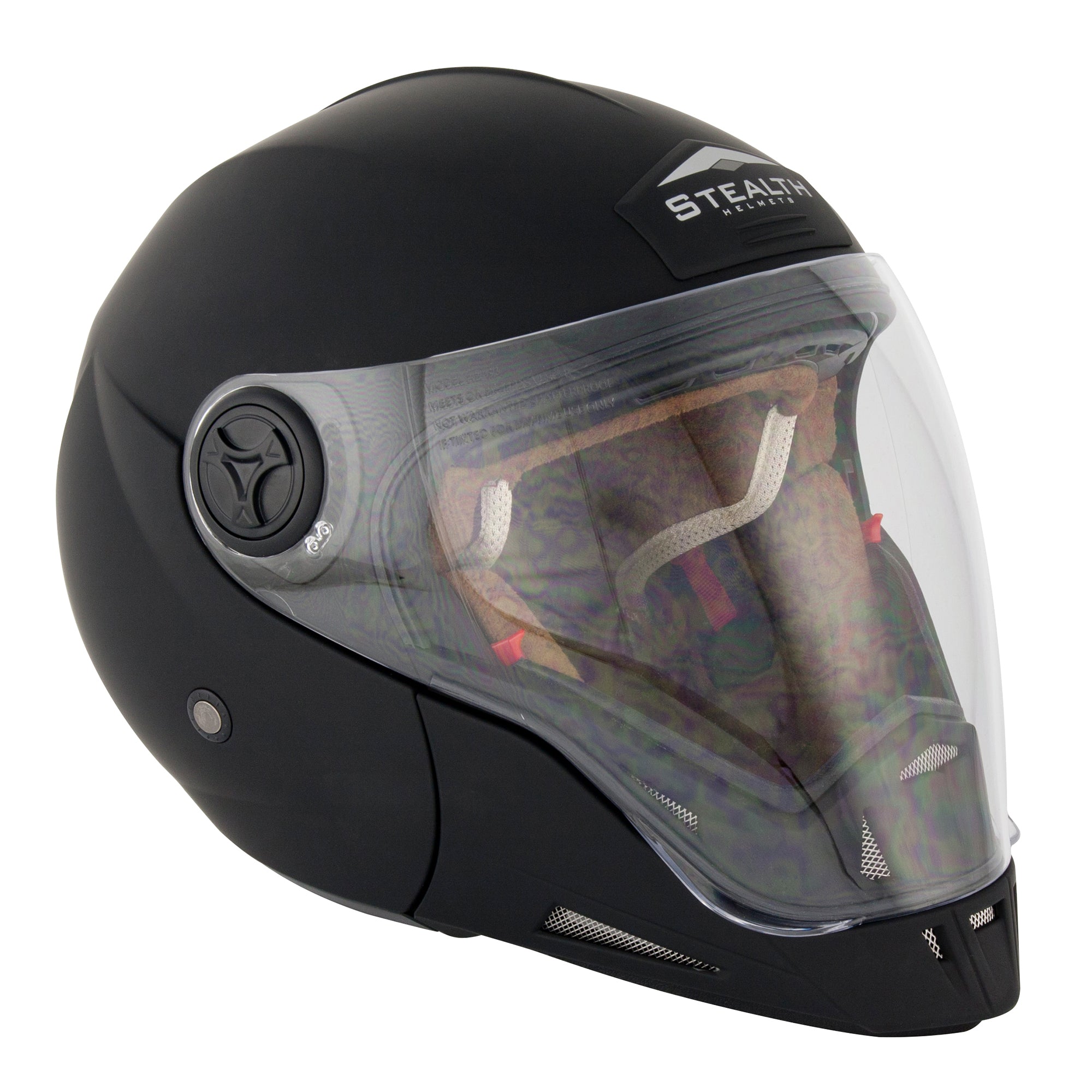 Stealth HD190 Dual Sport Helmet Transformer Black