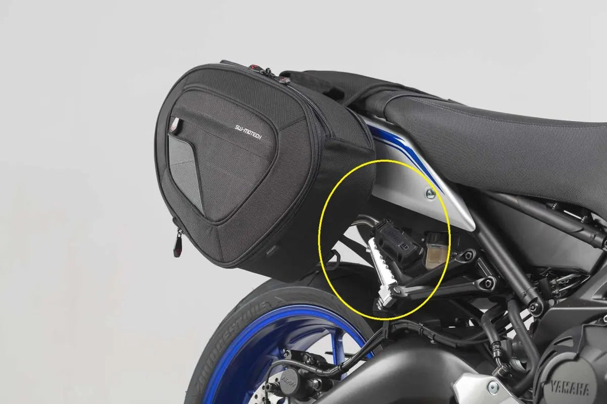 SW-Motech Blaze Saddlebag Spacer Bars Black / Silver | Vendor No HTA.06.740.80700/B FREE UK Delivery, FREE 365 Day Returns | Moto Central