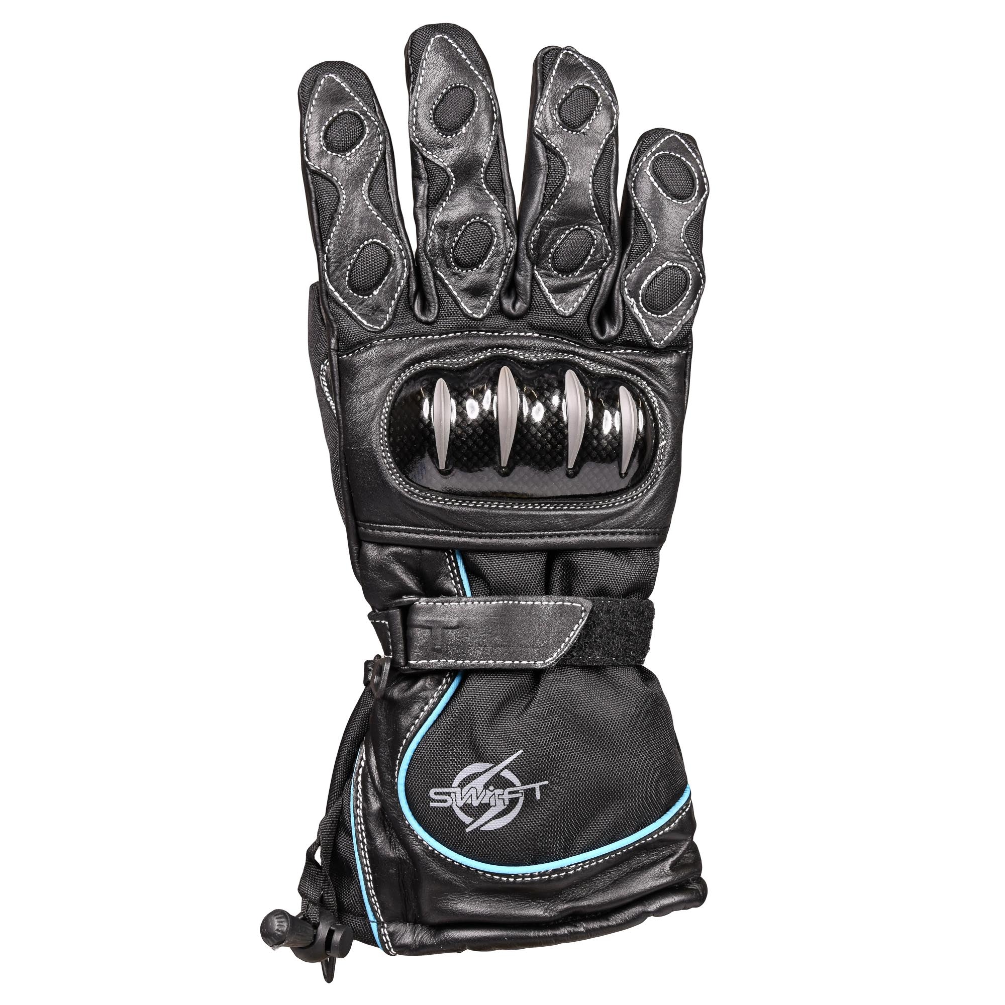 Swift S2 Waterproof Road Gloves Black - FREE UK Shipping, FREE 365 Day Returns | Moto Central