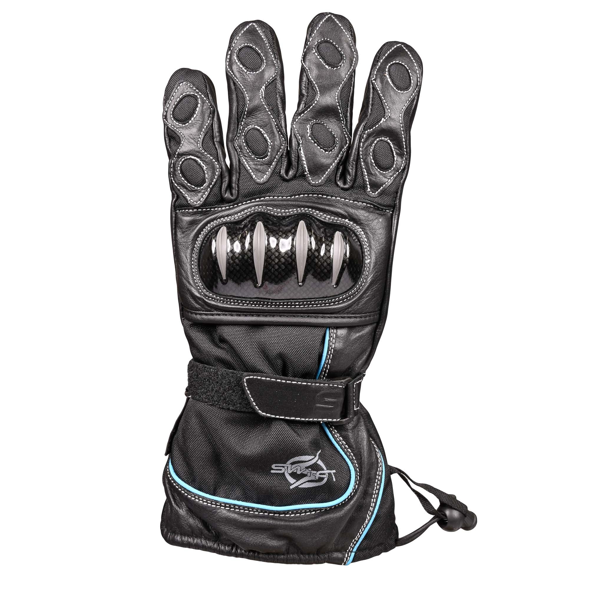 Swift S2 Waterproof Road Gloves Black - FREE UK Shipping, FREE 365 Day Returns | Moto Central