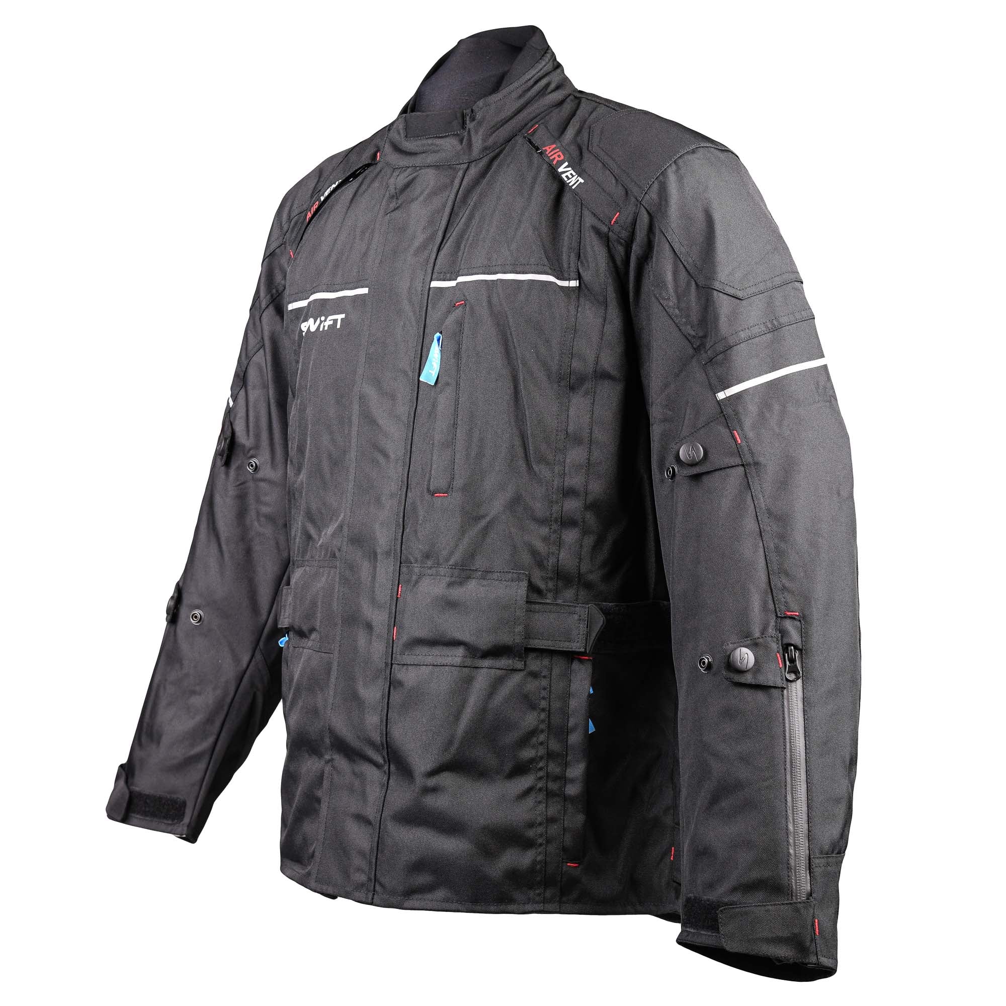 Swift S1 Textile Road Jacket Black - FREE UK Shipping, FREE 365 Day Returns | Moto Central