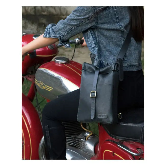 Trip Machine Universal Mini Backpack / Saddlebag Black  - FREE UK Shipping, FREE 365 Day Returns | Moto Central