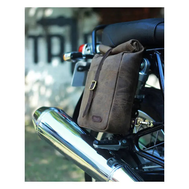 Trip Machine Universal Mini Backpack / Saddlebag Tobacco  - FREE UK Shipping, FREE 365 Day Returns | Moto Central