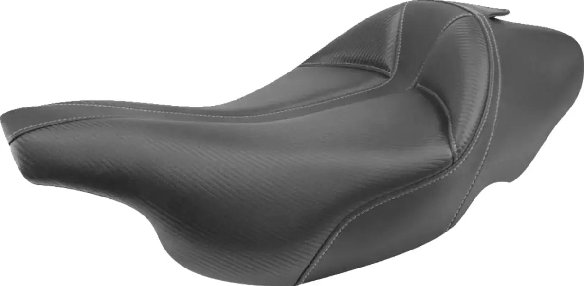 Saddlemen Dominator Stitched Smooth Solo Seat Black - FREE UK Shipping, FREE 365 Day Returns | Moto Central