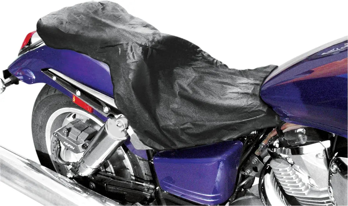 Saddlemen Explorer Seat Rain Cover with Backrest Rain Cover Black - FREE UK Shipping, FREE 365 Day Returns | Moto Central